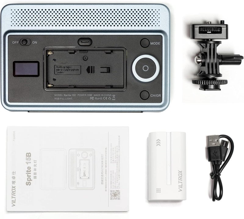 VILTROX 18W 2800K-6800K CRI 95+ On Camera LED Panel Video Light, 1800LUM Smartphone Control LED Key Light, Dimmable Photography Fill-in Lamp 10 Lighting Effects for Photography YouTube Tiktok - Image 5