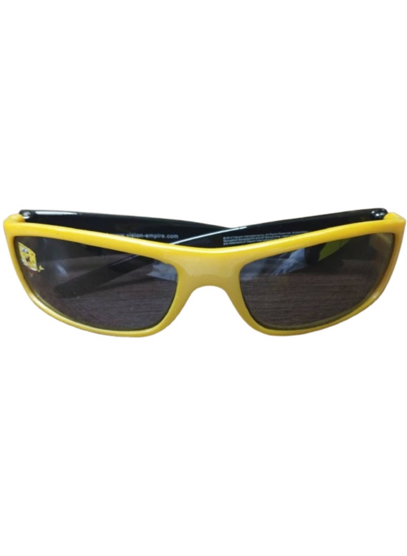 Kids Polarized Sunglasses UV Protection Black/Yellow - Image 1