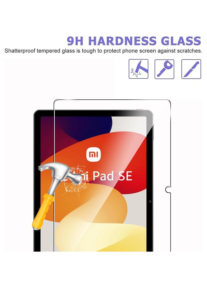 Xiaomi Redmi Pad SE 2023 11 Inch Tempered Glass Screen Protector [HD Crystal Clear] [Easy Installation] [Scratch Resistant] [9H Hardness] For Xiaomi Redmi Pad SE 2023 11 Inch - Image 2