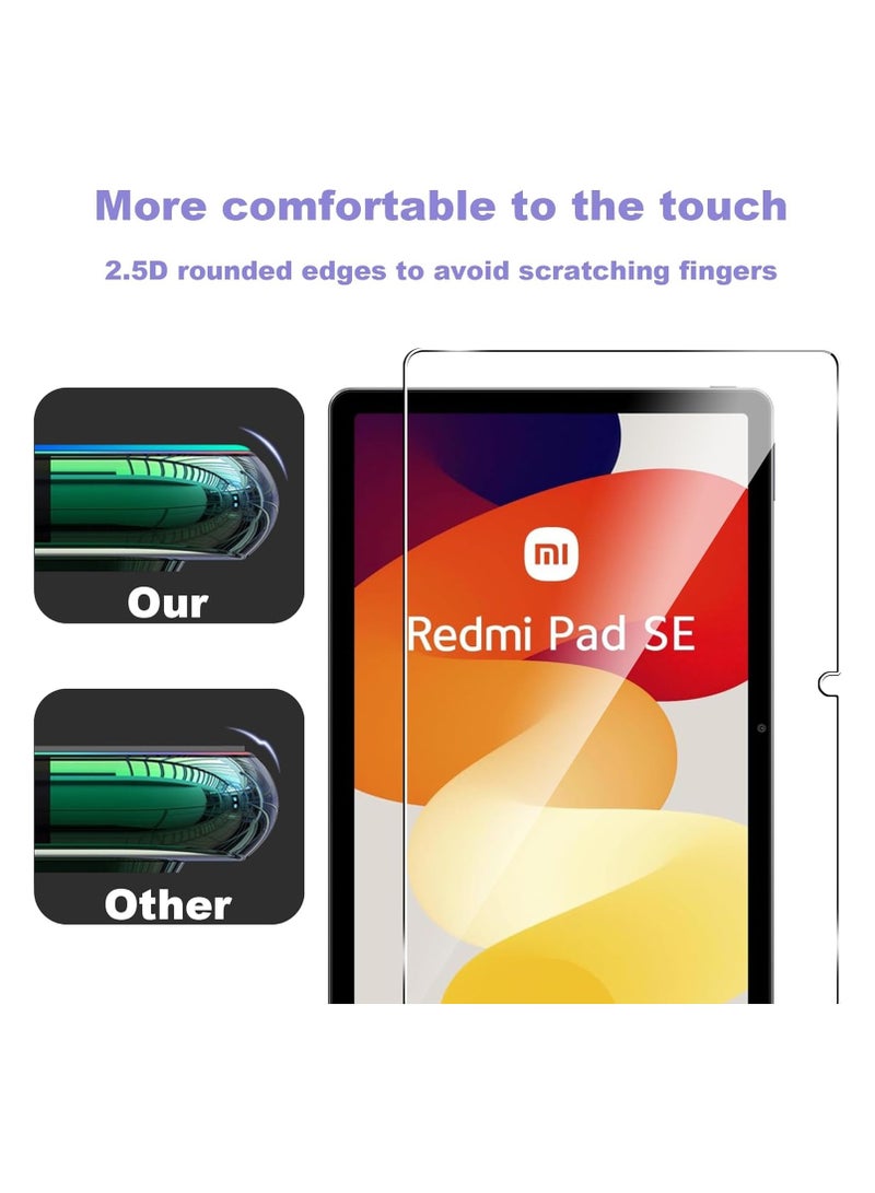 Xiaomi Redmi Pad SE 2023 11 Inch Tempered Glass Screen Protector [HD Crystal Clear] [Easy Installation] [Scratch Resistant] [9H Hardness] For Xiaomi Redmi Pad SE 2023 11 Inch - Image 3