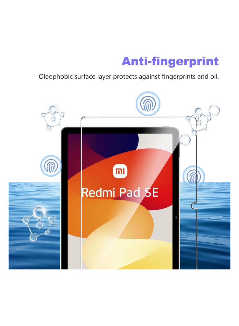 Xiaomi Redmi Pad SE 2023 11 Inch Tempered Glass Screen Protector [HD Crystal Clear] [Easy Installation] [Scratch Resistant] [9H Hardness] For Xiaomi Redmi Pad SE 2023 11 Inch - Image 4