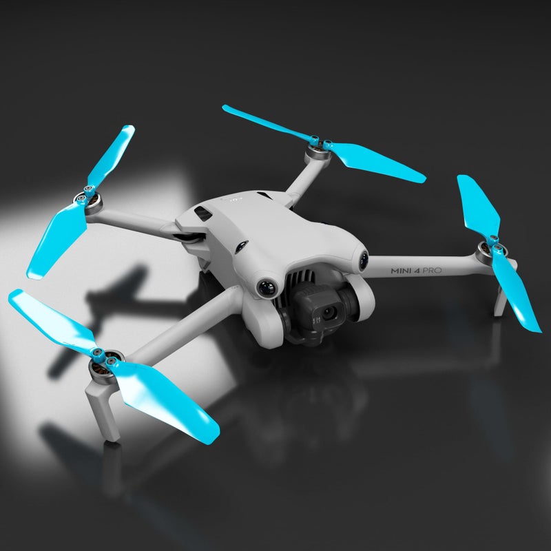 Generic Master Airscrew Super Stealth Propellers for DJI Mini 4 Pro & Mini 3 Pro - Blue, 4 propellers in Set  - Image 2