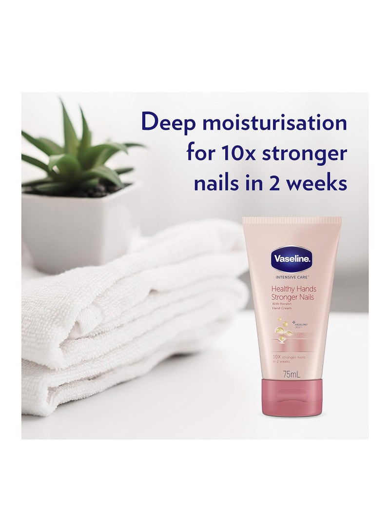 Vaseline Intensive Care Keratin Nail And Hand Cream - 75ml - Image 2