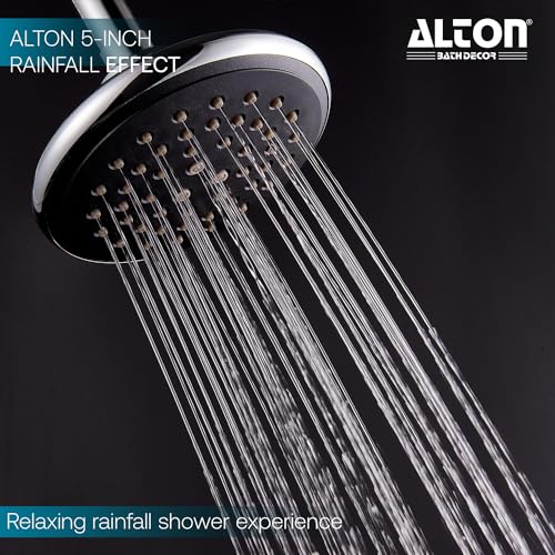 ALTON SHR22335, ABS,5-INCH Single Flow Overhead Shower With 9-INCH Arm and Wall Flange - Image 2