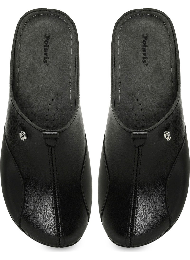 Polaris - 607039.Z4PR Black Women's Home Slippers - Image 1