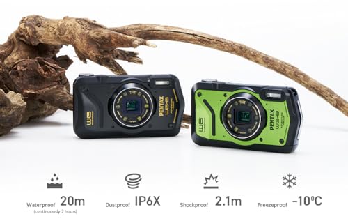 PENTAX WG-8 Green All-Weather Adventure Camera, Featuring Outstanding Waterproof, dustproof, Shock-Resistant Performance, Multi-Application Ring Light for Macro Photography and Webcam Function - Image 3