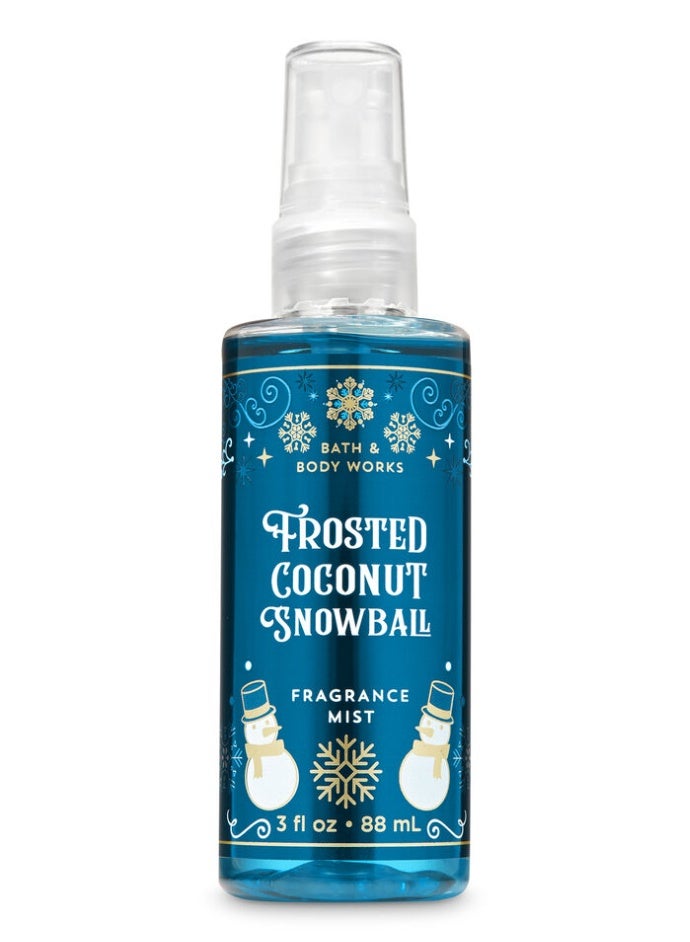 Bath & Body Works Frosted Coconut Snowball Travel Size Fine Fragrance Mist 88ml