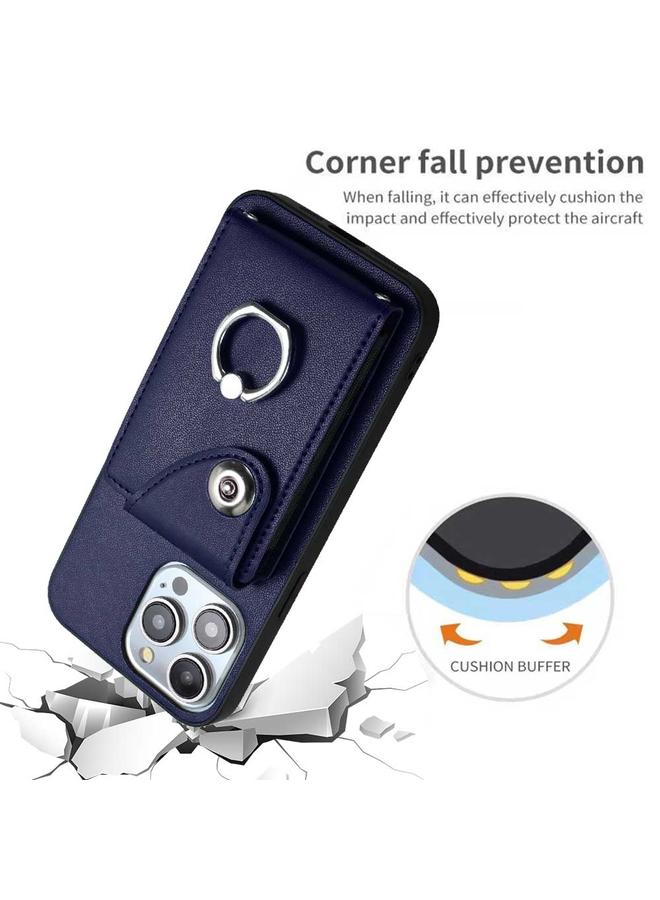 S-TOP Case For iPhone 13 Pro Organ Card Bag Ring Holder Phone Case - Image 5