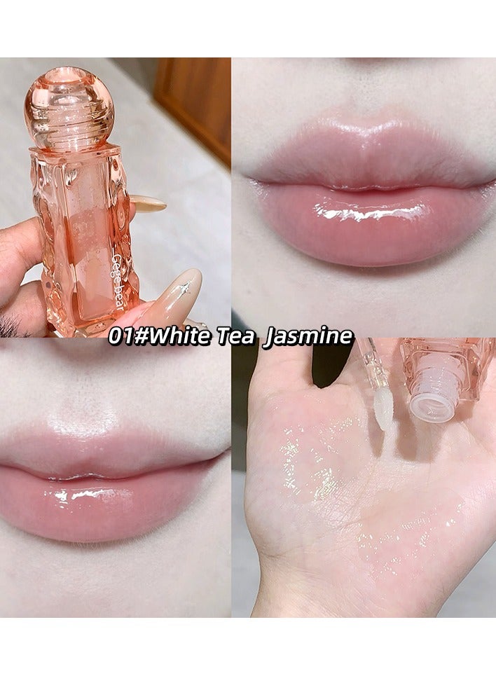 Gege bear Hydarating Moisturising Smooth Soft Glass Finish Liquid Lip Gloss 01 - Image 3