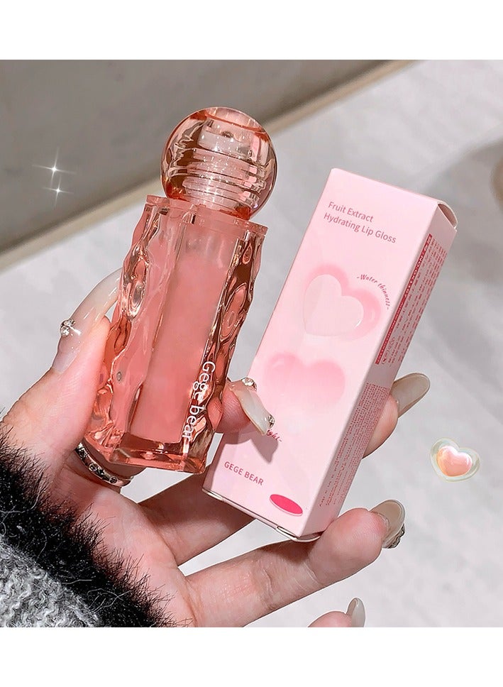 Gege bear Hydarating Moisturising Smooth Soft Glass Finish Liquid Lip Gloss 01 - Image 4