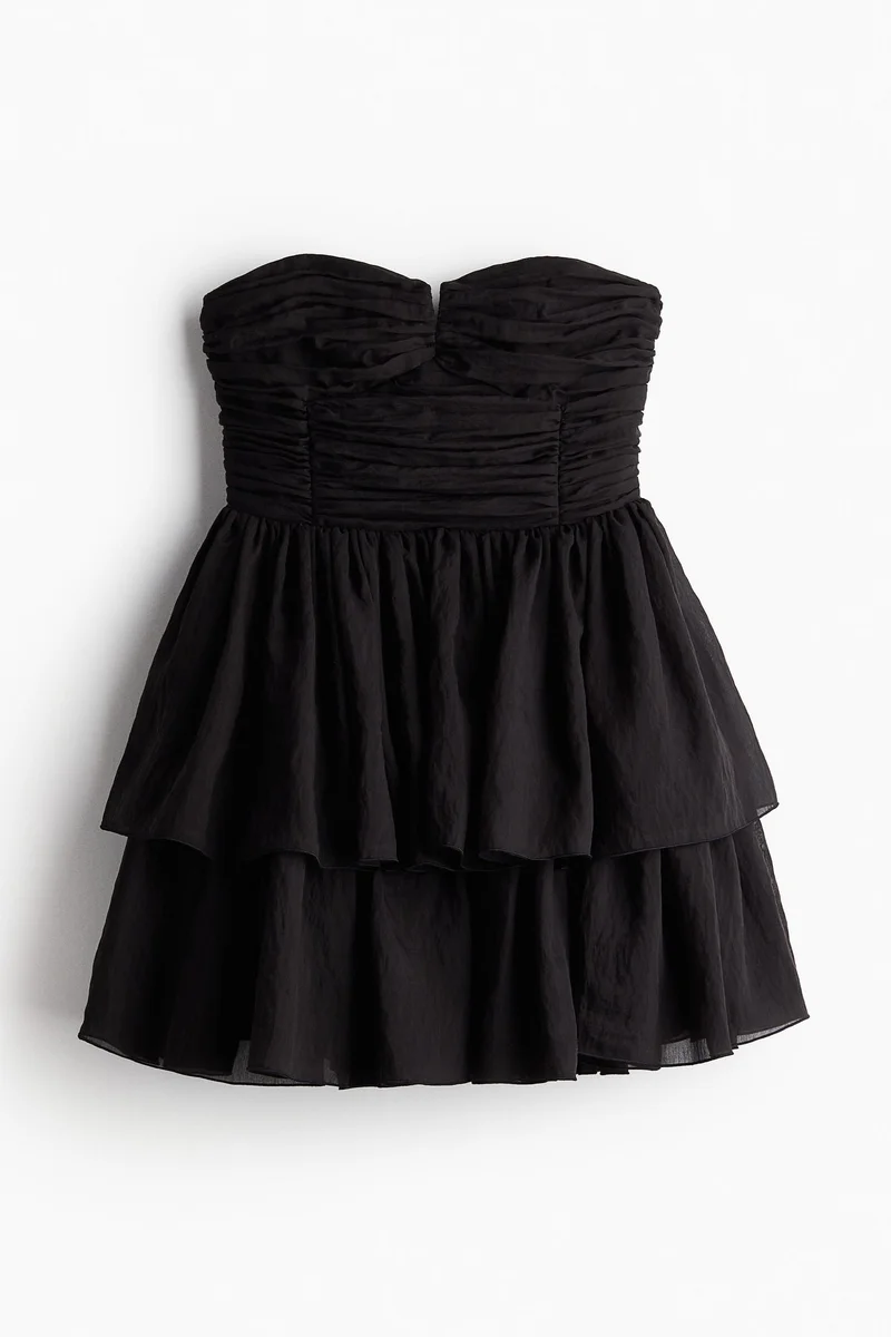 اتش اند ام فستان باندو بتنورة واسعة