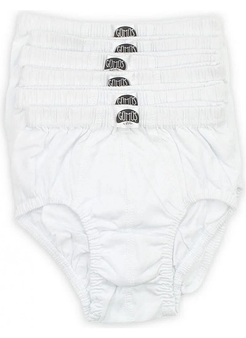 Gümüş Silver Boy Slip Panties 3032 - 6 Pieces