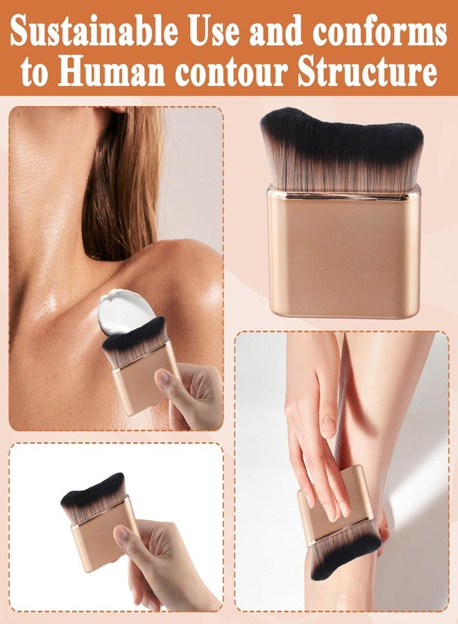 panthra Self Tanner Brush, Professional Tanning Brush for Self Tan, Evenly Apply Loose Powder, Foundation, Body Lotion, Sunscreen, Suitable for Face and Body (Rose Gold) - Image 5