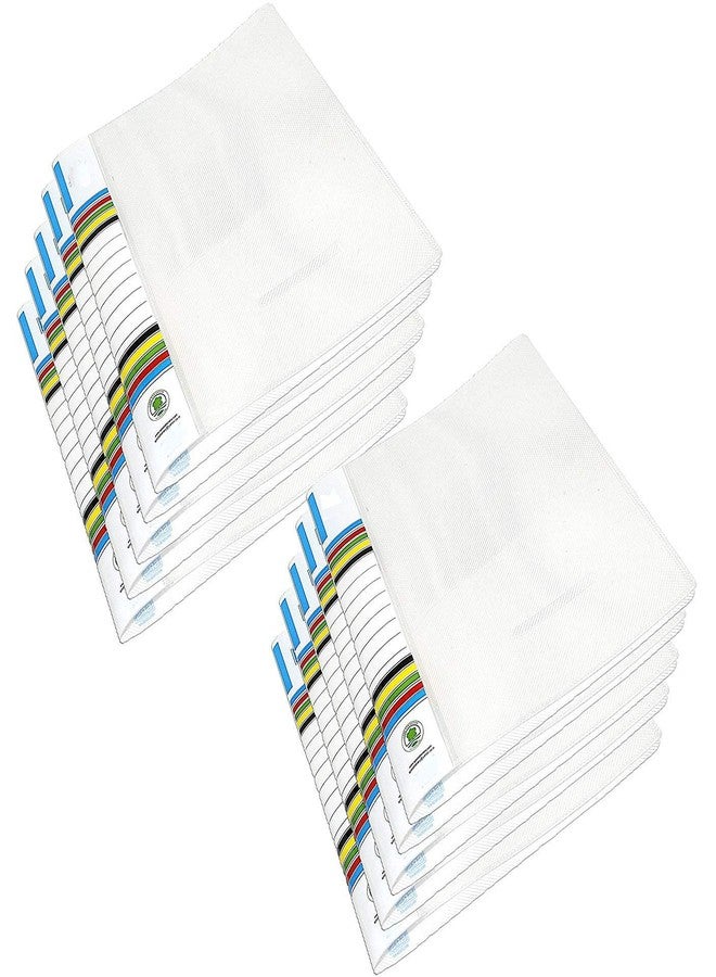 GreatDio Multicolored A4 Folder Case Presentation Line Transparent Report File Document File/Presentation FileWith Pocket-10 Piece Set - Image 1