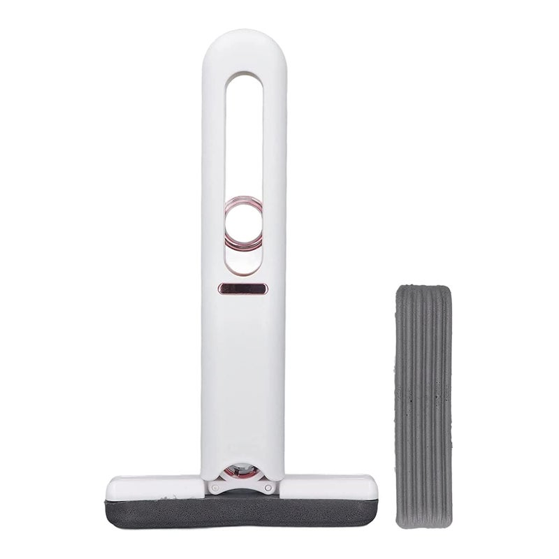 OLIDEL New Mini Portable Mop Short Handed Mini Mop for Cleaning Glassware and Bathroom Mops Floor Cleaning Mop Mini Portable Short Hand Held mop WindowsMiNBKor WallTilesDesktop - Image 1