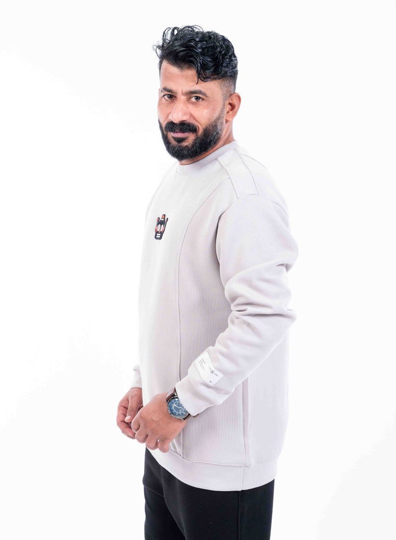 Everest Unisex Oversized Grey Sweater  - Image 2