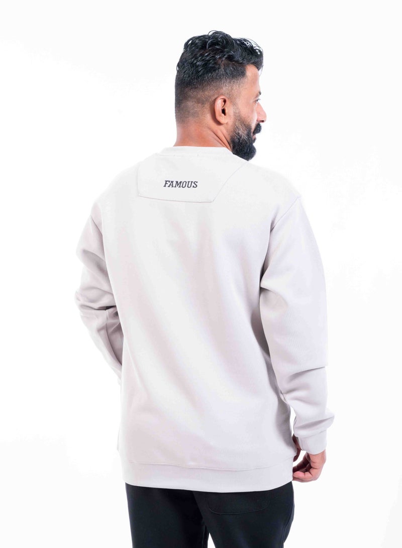 Everest Unisex Oversized Grey Sweater  - Image 3
