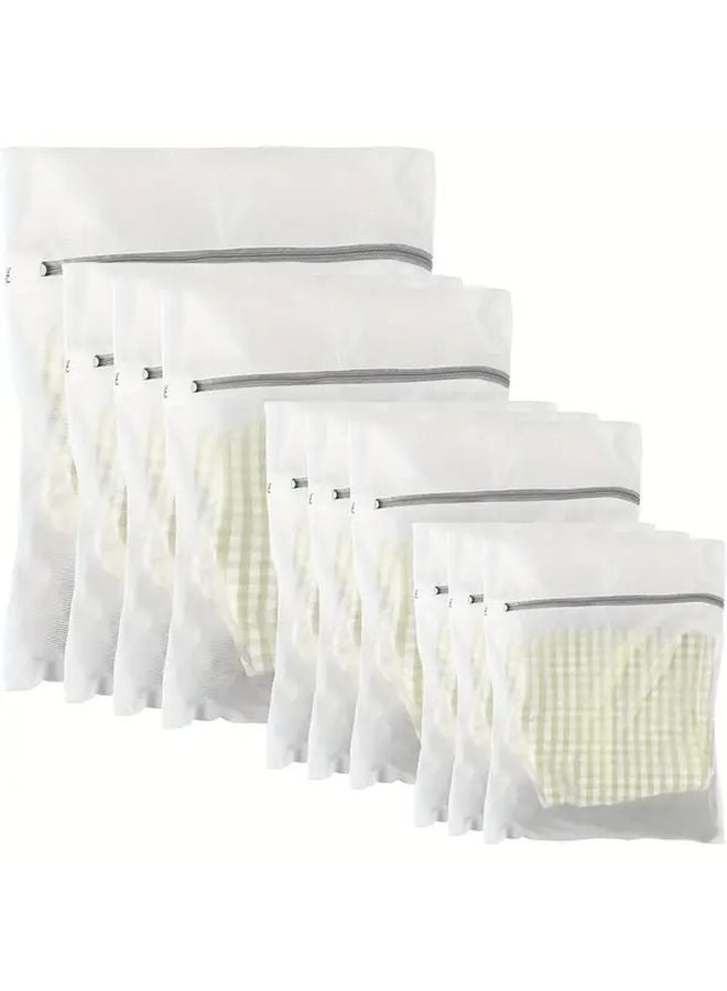 4 Pieces Durable Mesh Laundry Bags M 15 75x19 69 Inch for Bras Socks Underwear Sneakers - Image 2