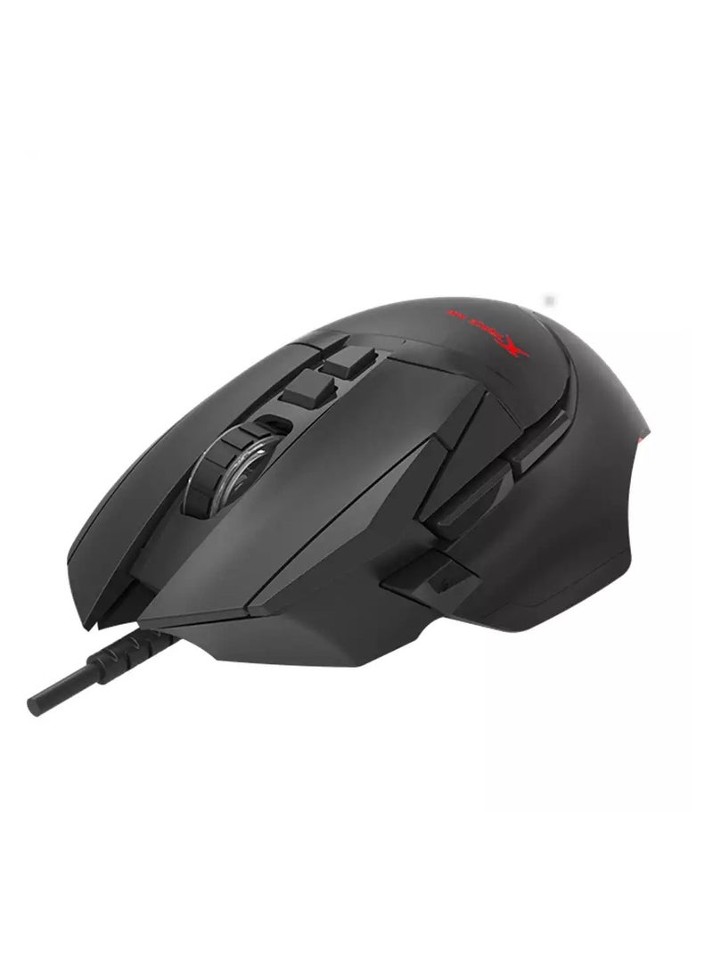 XTRIKE ME - GM520 RGB Gaming Mouse - Optical Sensor 12,800 DPI - 8 Programmable Buttons - 1000HZ Polling Rate With Software - Image 1
