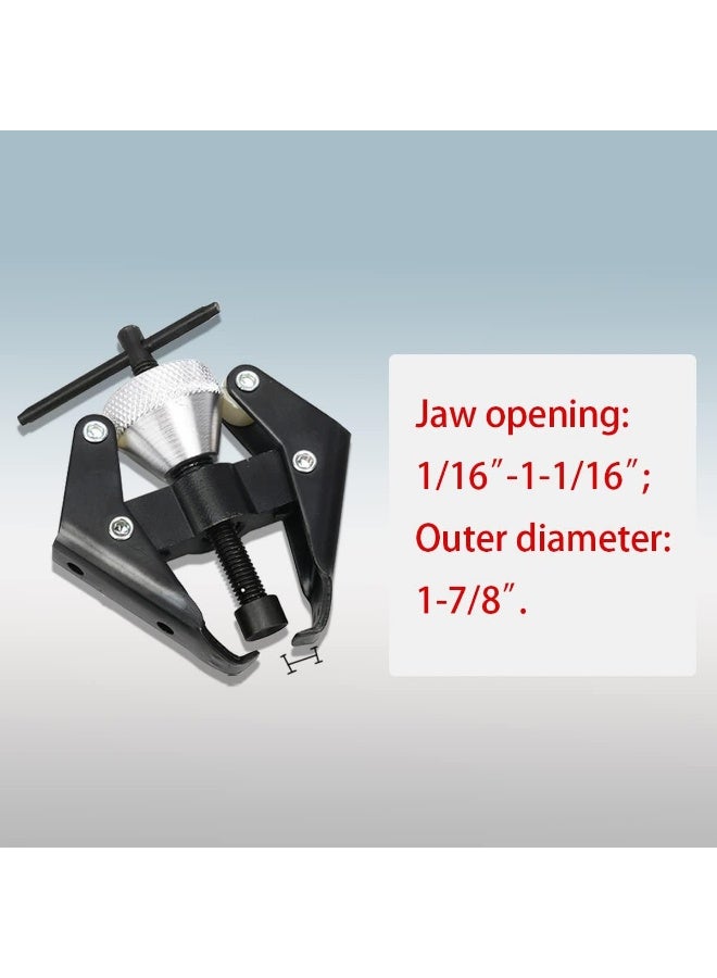 Battery Terminal and Wiper Arm Puller, Heavy Duty Arm Bearing Remover Puller Tool, Windshield Wiper Repair Tool Kit 6-28 mm, Automotive Replacement Accessories Universal for Most Cars - Image 2