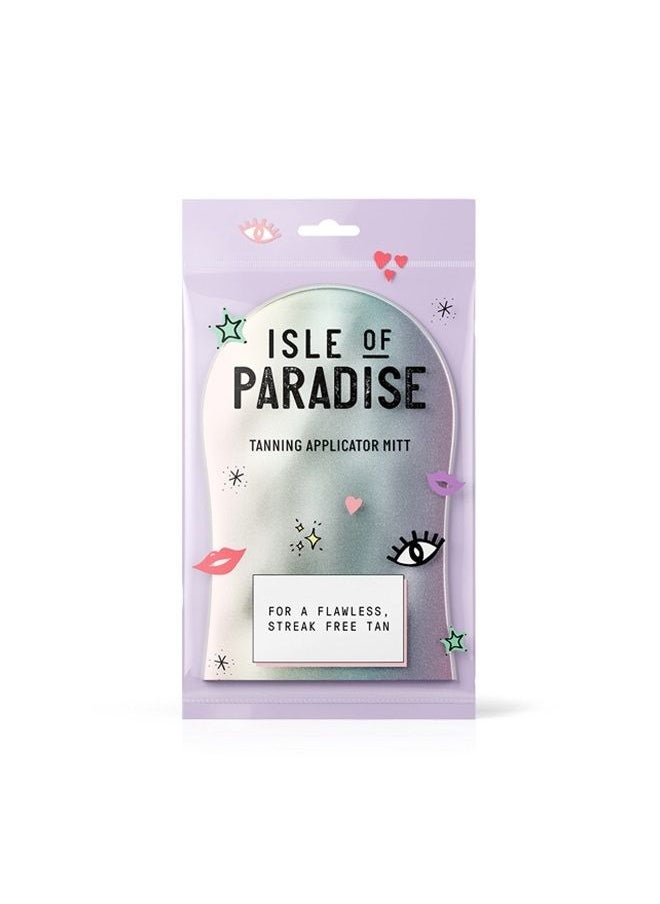 ISLE OF PARADISE Tanning Applicator Mitt - Water Resistant and Streak Free Tan Applicator Mitt for Flawless Finish, 1 Count 