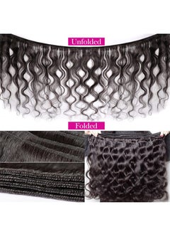 Body Wave Bundles With Closure (12 14 16+10，Free Part) Brazilian Virgin Hair Weave Bundles With Lace Closure Body Wave Human Hair Bundles With Closure Bundles With Closure Hair Weft Natural Color