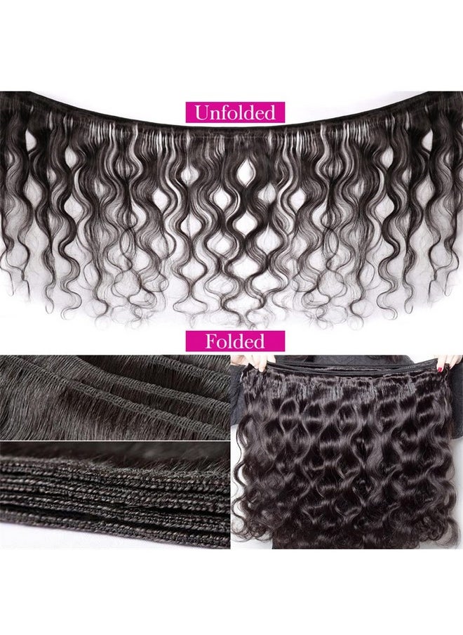 Aopusi - Body Wave Bundles With Closure (12 14 16+10，Free Part) Brazilian Virgin Hair Weave Bundles With Lace Closure Body Wave Human Hair Bundles With Closure Bundles With Closure Hair Weft Natural Color - Image 1