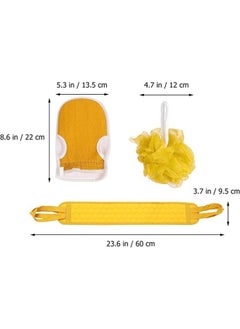 EasyLife Set of Bath Loofah Sponge Exfoliating Back Scrubber Shower Gloves Bath Towel Bath Shower Accessories  - Image 2