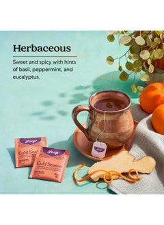 YOGI Tea Cold Season Tea - 16 Tea Bags per Pack (6 Packs) - Organic Respiratory Tea for Support During Colder Seasons - Includes Ginger, Cardamom, Cinnamon, Licorice & Eucalyptus  - Image 4