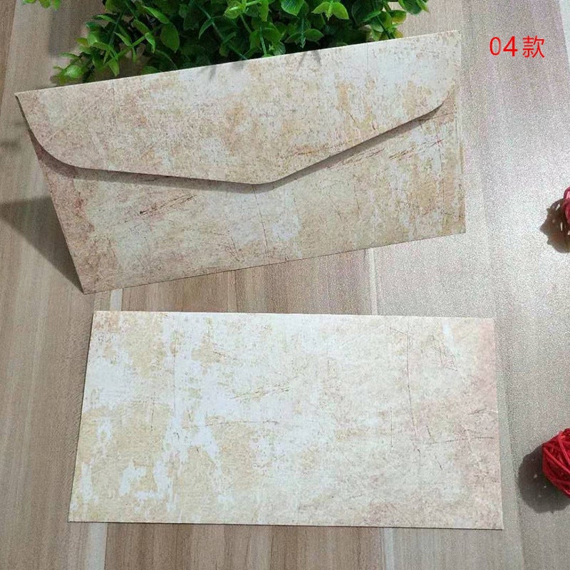 Blank Letter Envelope Nostalgic Retro Letter Without Printing Chinese And Western Style Thick Envelope - Image 4