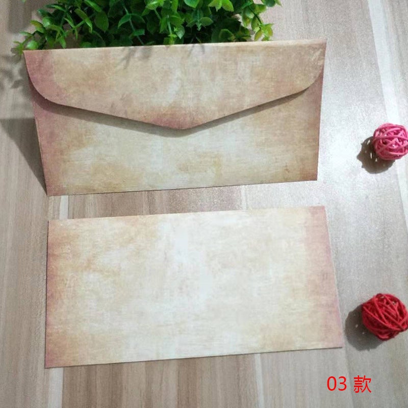 Blank Letter Envelope Nostalgic Retro Letter Without Printing Chinese And Western Style Thick Envelope - Image 2