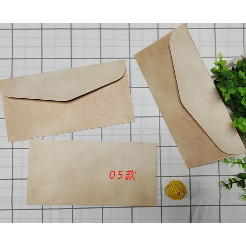 Blank Letter Envelope Nostalgic Retro Letter Without Printing Chinese And Western Style Thick Envelope - Image 1