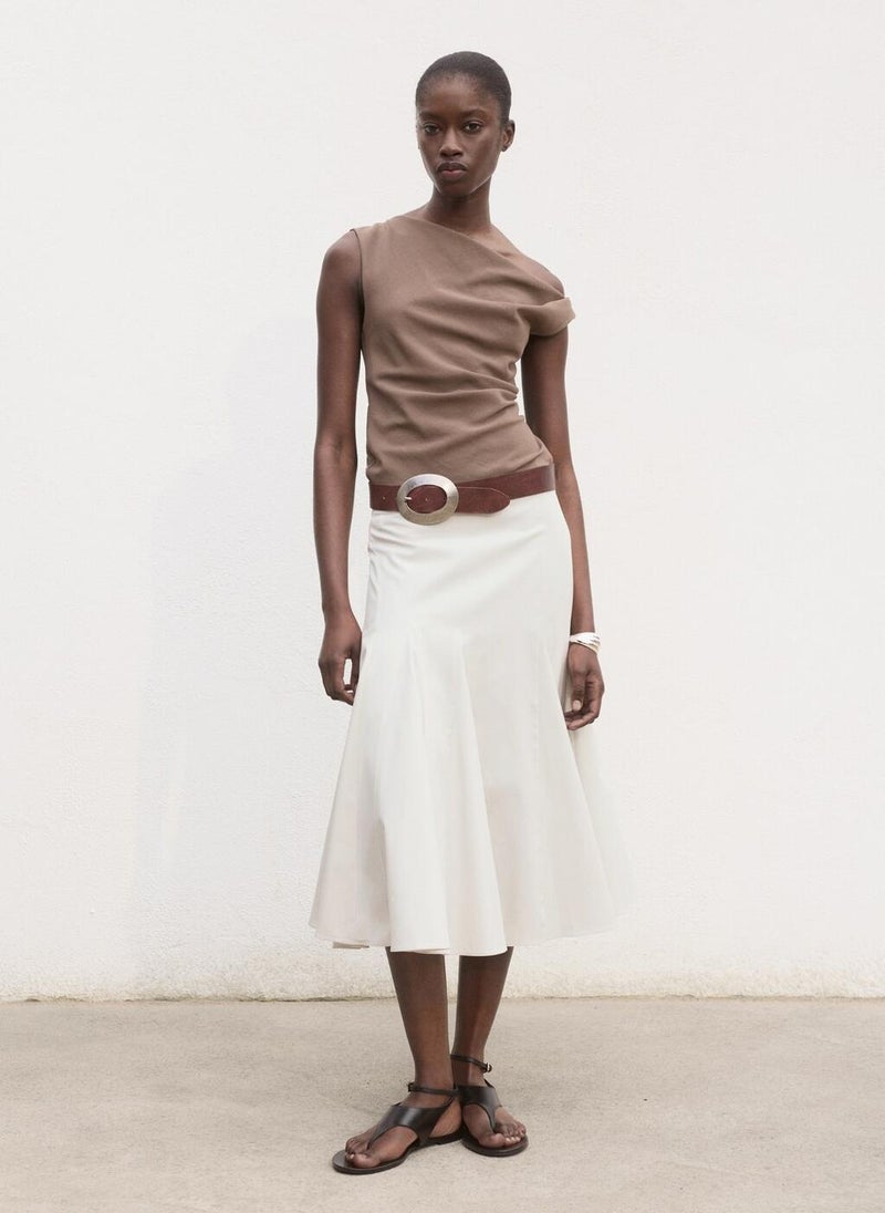 MANGO Pleated Midi-Skirt  - Image 4
