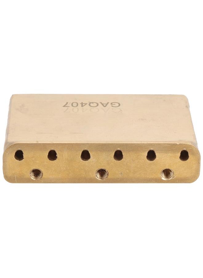 Thoraya - Electric Guitar Tremolo Bridge Block W/Shake Bar Brass for Fender MIM Standard Series Strat63mm (GAQ407) - Image 1