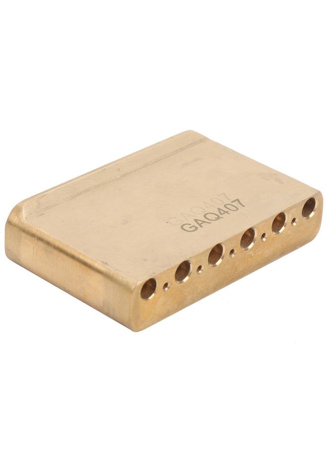 Thoraya - Electric Guitar Tremolo Bridge Block W/Shake Bar Brass for Fender MIM Standard Series Strat63mm (GAQ407) - Image 1