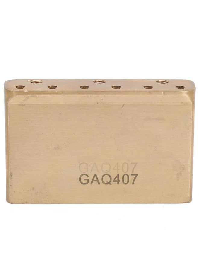 Thoraya - Electric Guitar Tremolo Bridge Block W/Shake Bar Brass for Fender MIM Standard Series Strat63mm (GAQ407) - Image 1