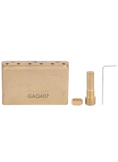 Electric Guitar Tremolo Bridge Block W/Shake Bar Brass for Fender MIM Standard Series Strat63mm (GAQ407)