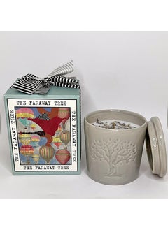 THE FARAWAY TREE Scented Ceramic Jar Candle with a Lid Provence