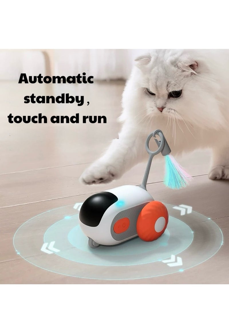 لعبة قطط تفاعلية ذكية | سيارة قطط بالتحكم عن بعد | تجربة تفاعل جديدة بين المالك والحيوان الأليف | أفضل لعبة لتشتيت انتباه القطط | دوران 360° | تجنب العقبات الذكي - Image 4