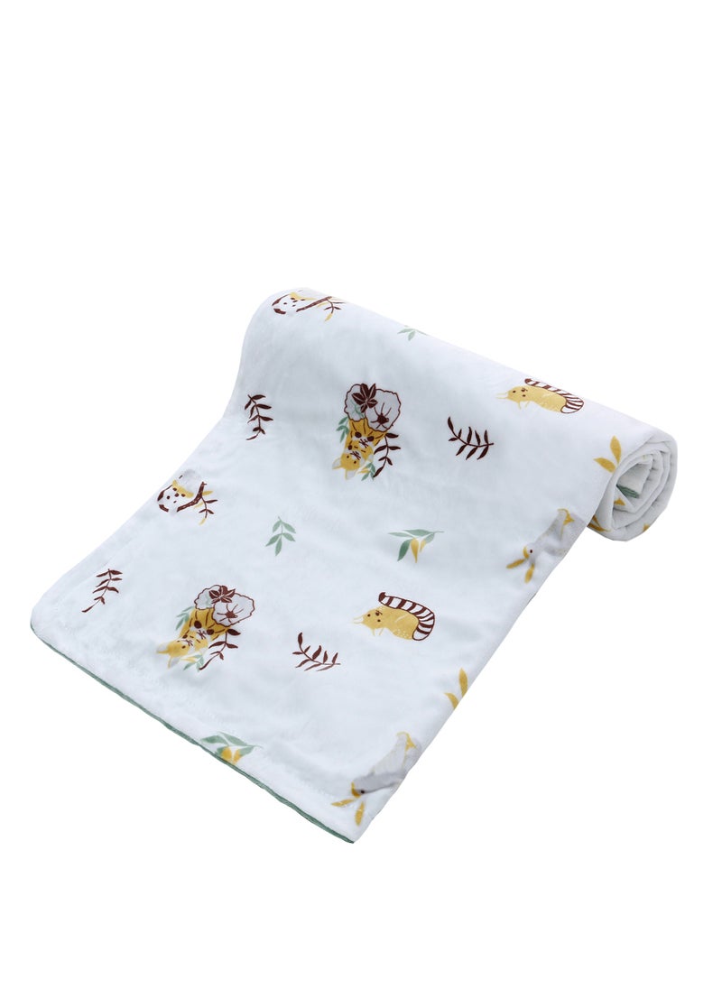 Miracle Baby - Kids Baby Blankets Newborn Plush Blankets  Cartoon Print Fleece Soft Receiving Blankets Bedding Quilt for Toddlers 75*100CM - Image 1