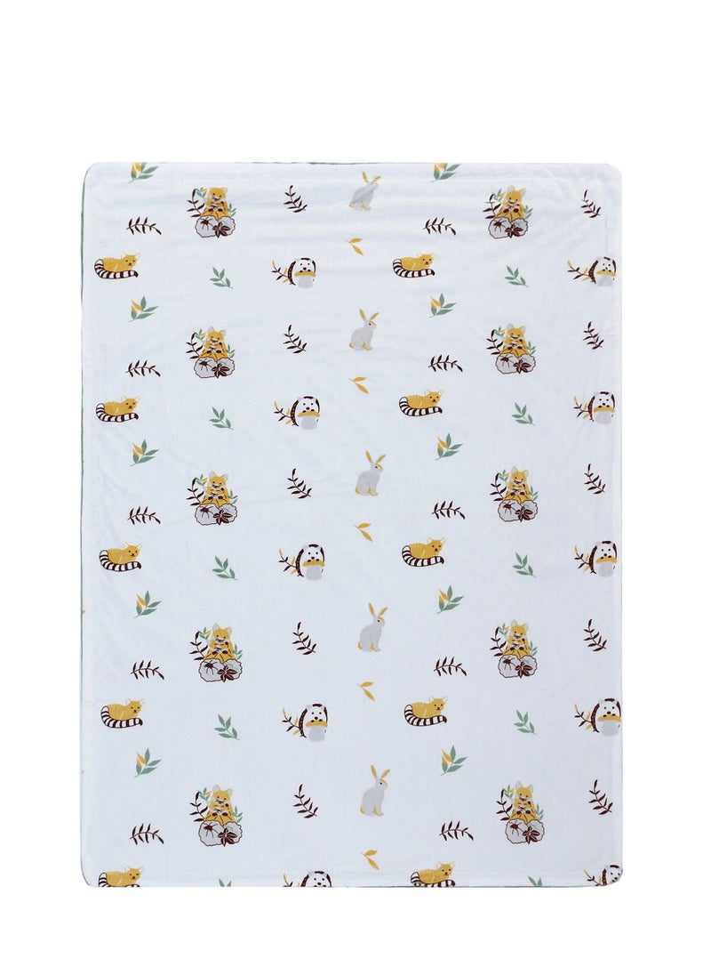 Miracle Baby - Kids Baby Blankets Newborn Plush Blankets  Cartoon Print Fleece Soft Receiving Blankets Bedding Quilt for Toddlers 75*100CM - Image 1