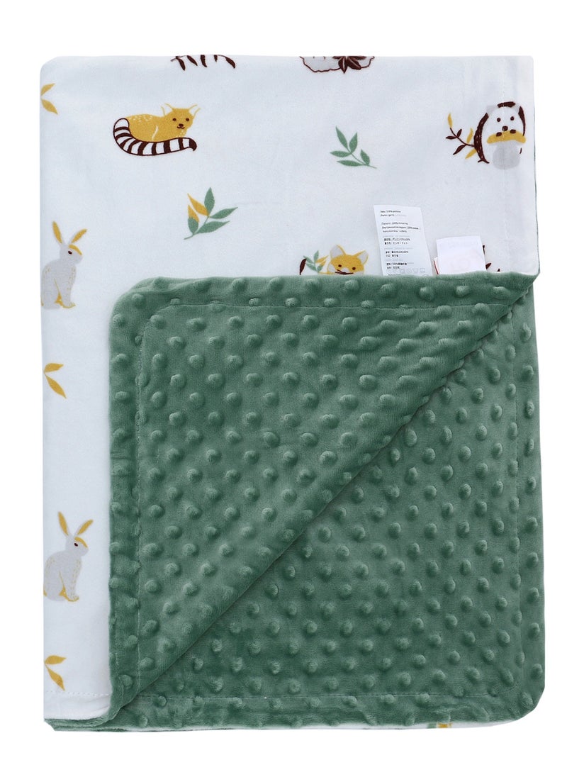 Miracle Baby - Kids Baby Blankets Newborn Plush Blankets  Cartoon Print Fleece Soft Receiving Blankets Bedding Quilt for Toddlers 75*100CM - Image 1