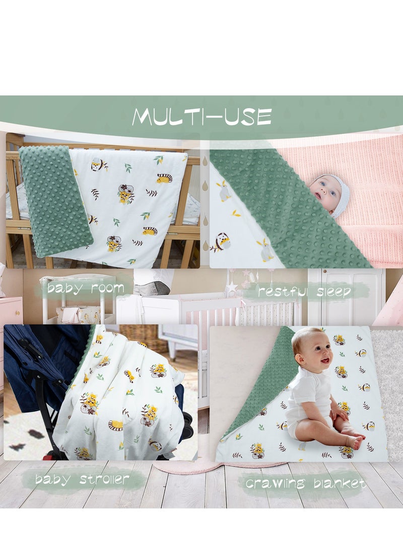 Miracle Baby - Kids Baby Blankets Newborn Plush Blankets  Cartoon Print Fleece Soft Receiving Blankets Bedding Quilt for Toddlers 75*100CM - Image 1