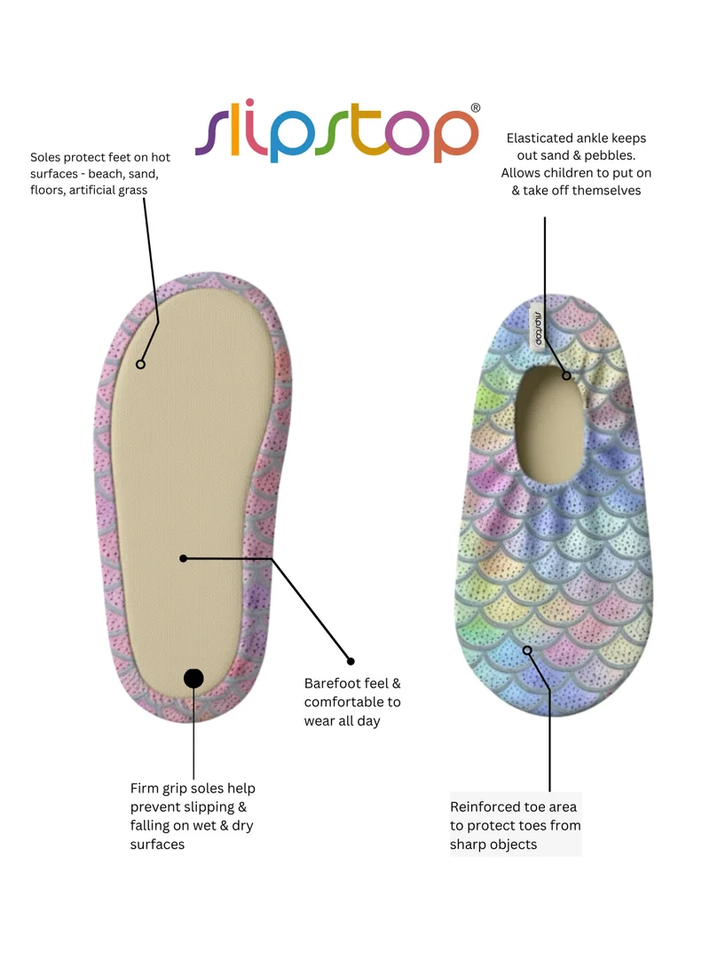 Slipstop Slipstop Finny Kids Non Slip Water and Beach Shoes Lightweight Quick Dry Swim Ready Footwear for Babies and Children