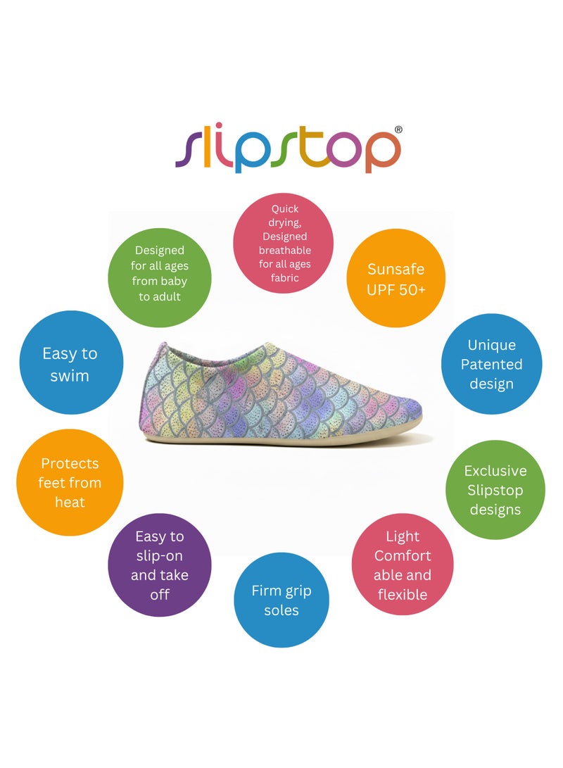 Slipstop Finny Kids Non Slip Water and Beach Shoes Lightweight Quick Dry Swim Ready Footwear for Babies and Children - Image 3