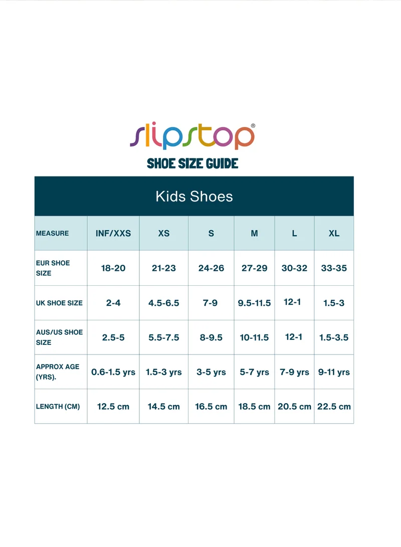 Slipstop multicolour Slipstop Finny Kids Non Slip Water and Beach Shoes Lightweight Quick Dry Swim Ready Footwear for Babies and Children for Women | Best Price UAE