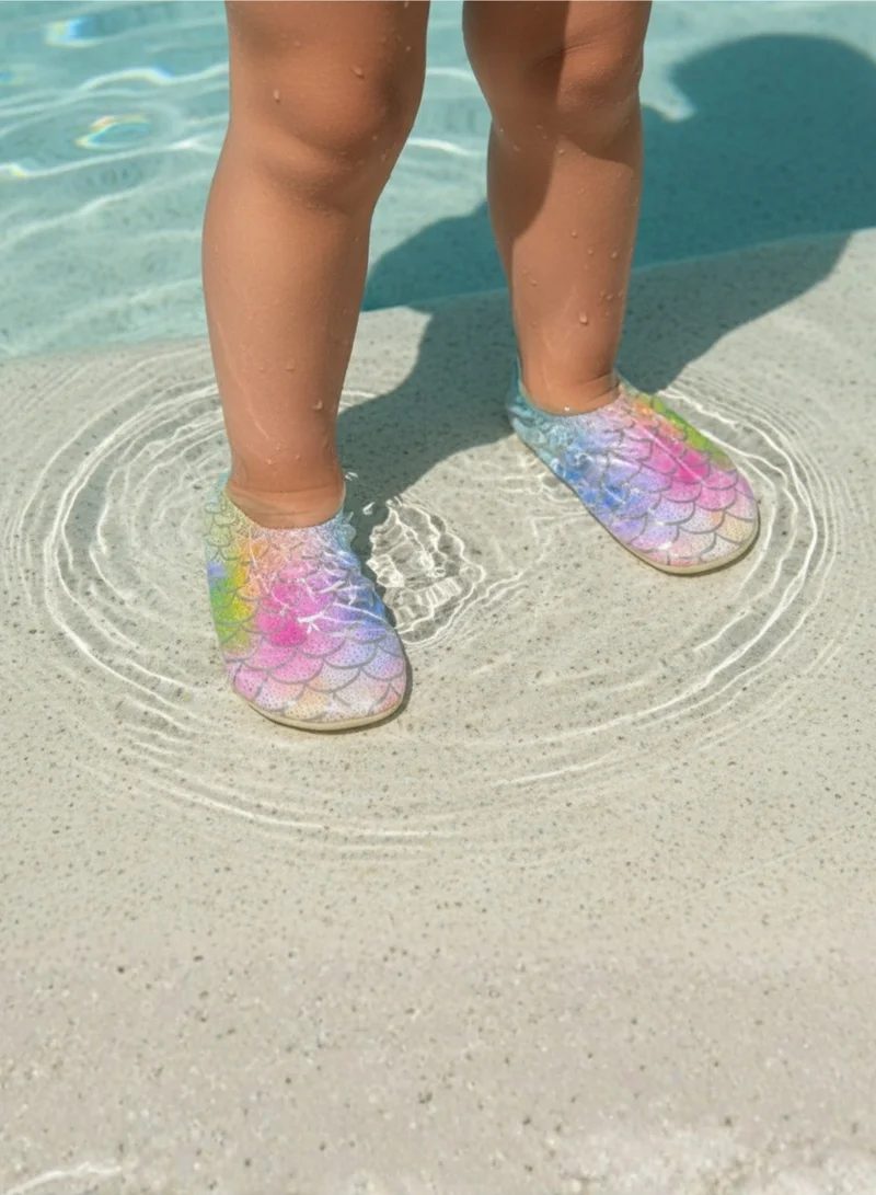 Slipstop multicolour Slipstop Finny Kids Non Slip Water and Beach Shoes Lightweight Quick Dry Swim Ready Footwear for Babies and Children for Women | Best Price UAE