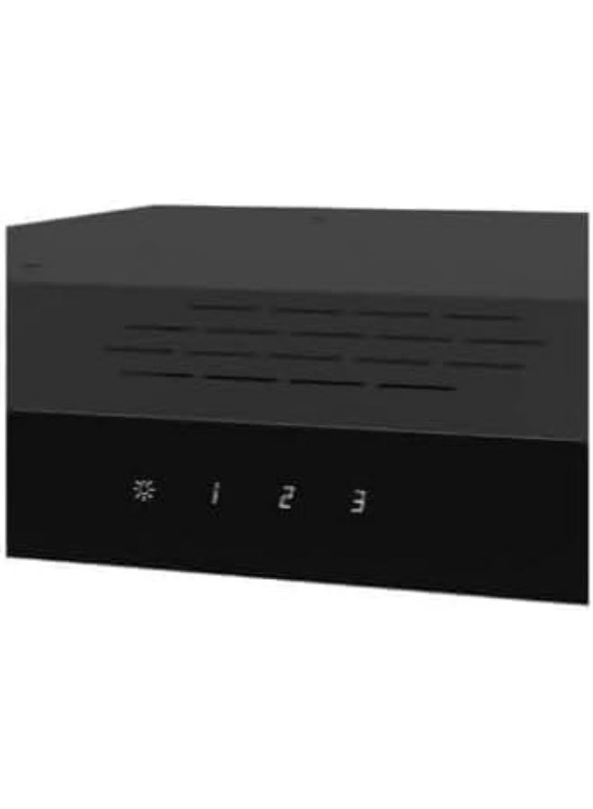 بيورتي شفاط  بيورتي PTSLIM PLUS BL 90 إضاءة ليد - قوة شفط 450 م3/ساعة (أسود) مع ريموت  - Image 2