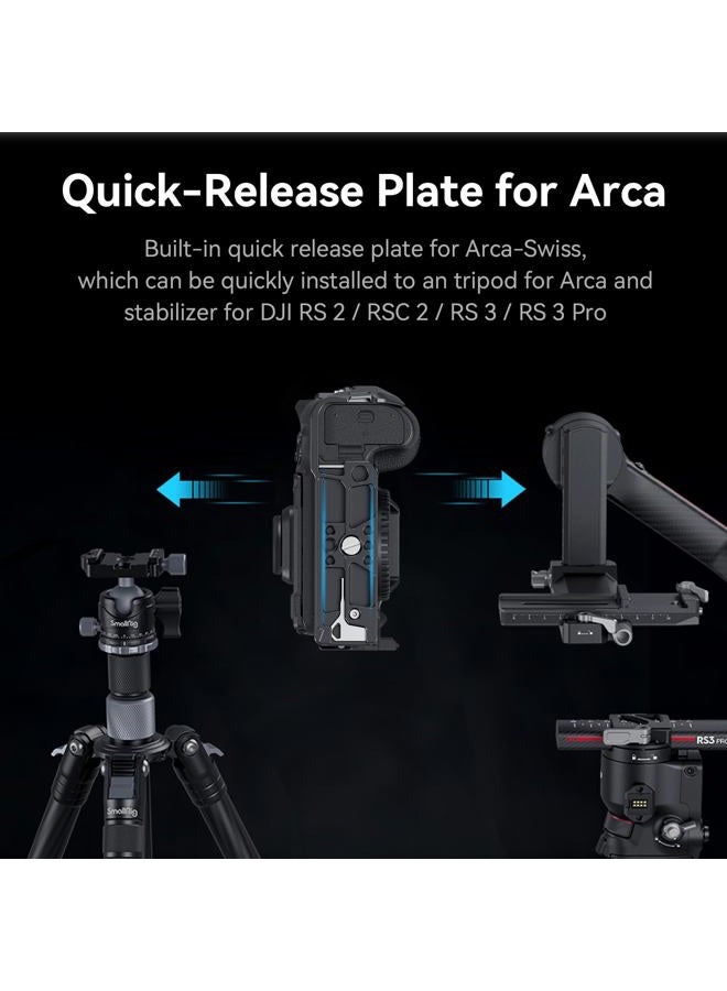 SmallRig Z 8 Camera Cage Kit for Nikon Z 8, with Top Handle and HDMI Cable Clamp, Anti-Twist Design and Aluminum Alloy Full Cage Kit for Bird Shooting, Sports Shooting, Commercial Filming - 3941 - Image 4