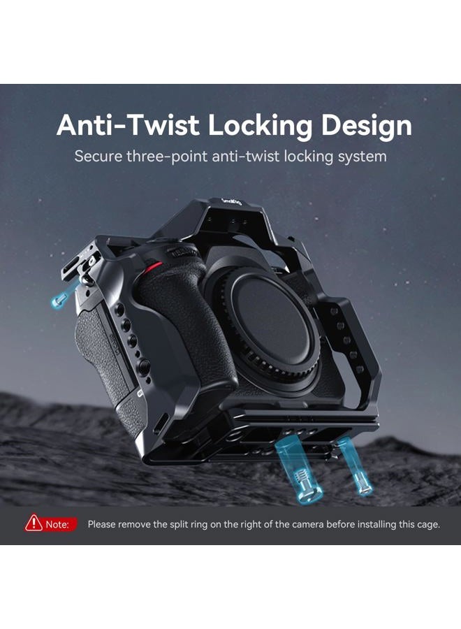 SmallRig Z 8 Camera Cage Kit for Nikon Z 8, with Top Handle and HDMI Cable Clamp, Anti-Twist Design and Aluminum Alloy Full Cage Kit for Bird Shooting, Sports Shooting, Commercial Filming - 3941 - Image 2